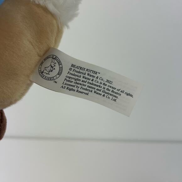 Beatrix Potter Peter Rabbit Plush Blue Jacket Frederick Warne & Co 2022 - Picture 4 of 7